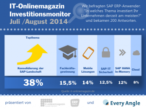 SAP Investitionsmonitor 2014 IT-Onlinemagazin