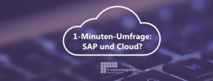 SAP Cloud Umfrage 2018