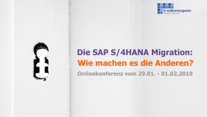 SAP S/4HANA Onlinekonferenz 2019