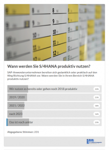 S/4HANA Umstieg Zeitplan