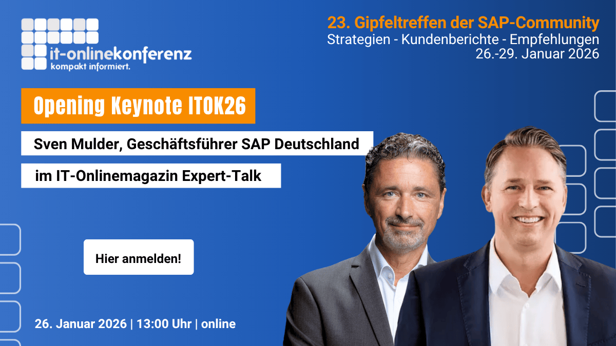 IT-Onlinemagazin Keynote Sven Mulder | ITOK26