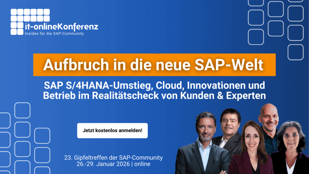 ITOK26: Aufbruch in die neue SAP-Welt