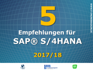 5 Empfehlungen S/4HANA 2017-2018 SAP