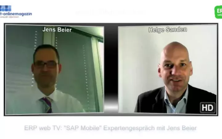 ERP web TV: Expertengespräch mit Jens Beier zur Mobile Business Conference 2013