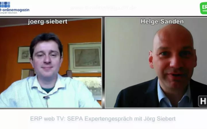 ERP web TV: Experteninterview mit Jörg Siebert zu „SEPA und SAP“