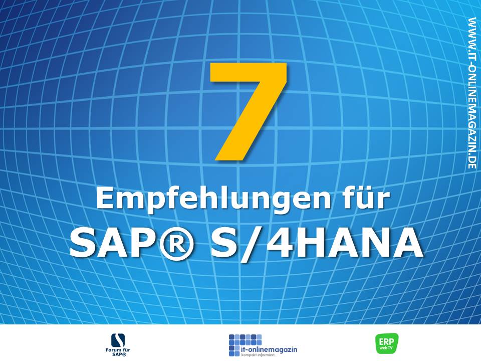 Empfehlungen SAP S4HANA Titelbild