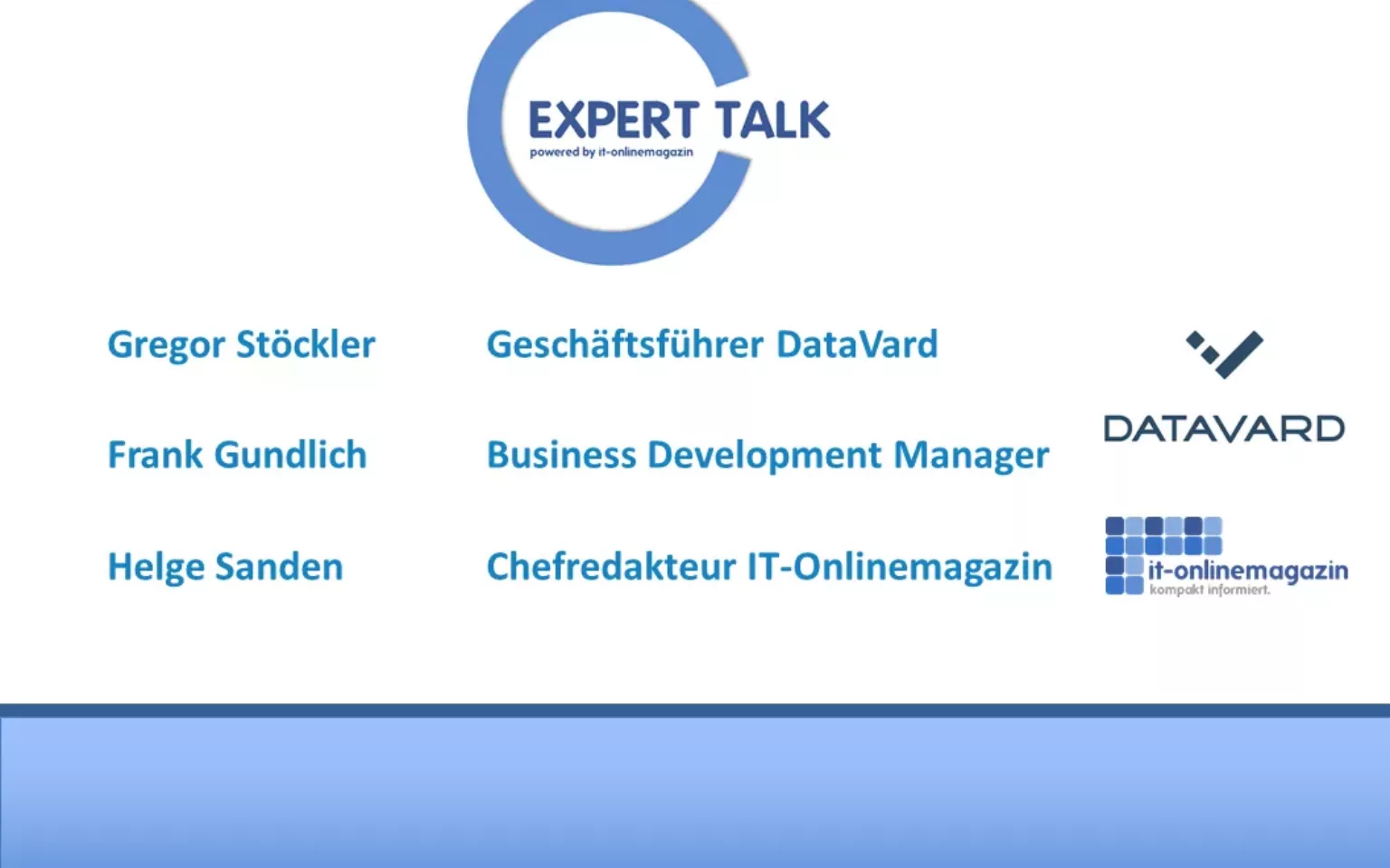Big Data: Mit unkritischen Prozessen Erfahrungen sammeln | Expert Talk