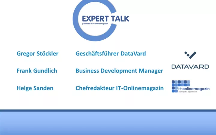Big Data: Mit unkritischen Prozessen Erfahrungen sammeln | Expert Talk