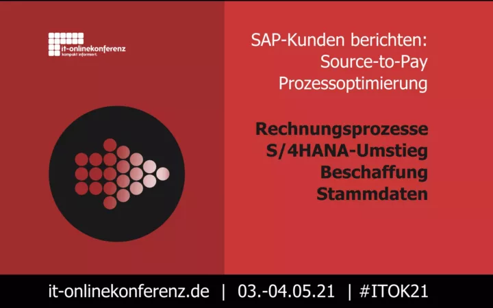 Source-to-Pay: IT-Onlinekonferenz Mai 2021