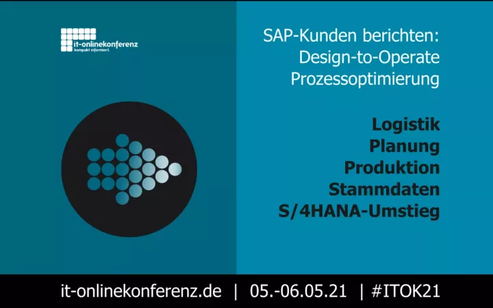 Design-to-Operate IT-Onlinekonferenz Mai 2021