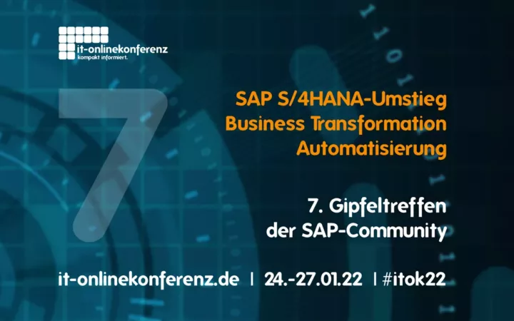 IT-Onlinekonferenz 2022: Gipfeltreffen der SAP-Community