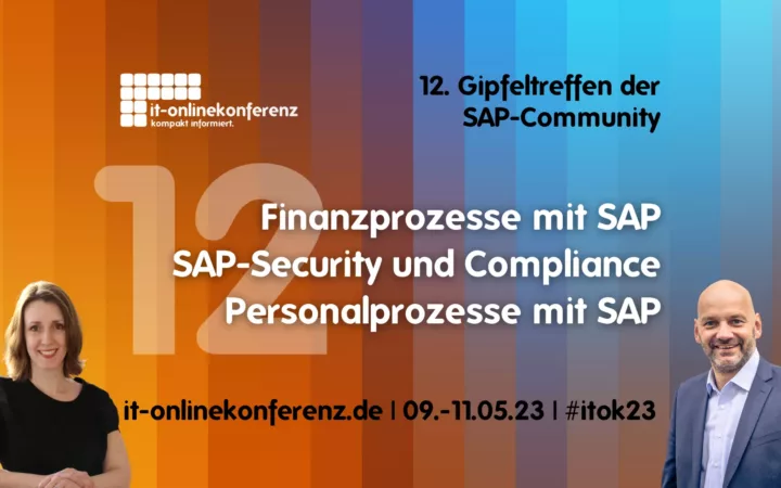 12. IT-Onlinekonferenz für Finance, Security, Personal und IT