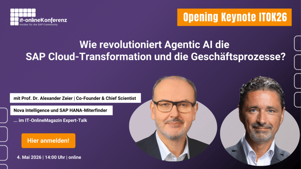 Keynote ITOK26 Mai mit Prof. Dr. Alexander Zeier