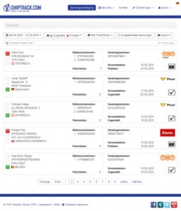 Sendungsverfolgung shiptrack.com