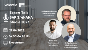 valantic SAP S4HANA Studie 2023 